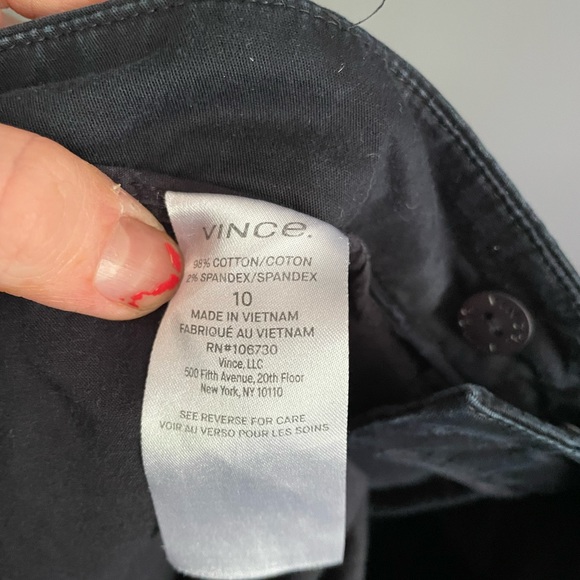 Vince Coin Pocket Chino Navy Blue Size 10 - Picture 5 of 6